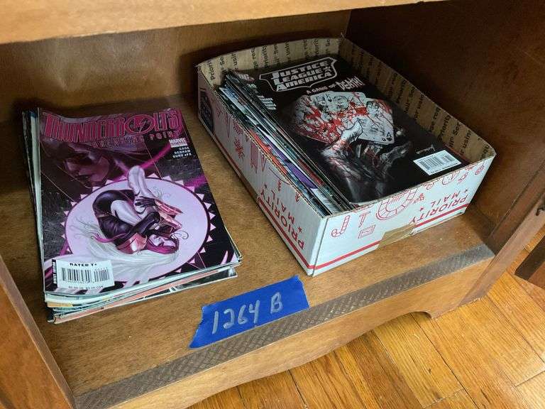 Comic books including: Thunderbolts, Zemo, Justice League of America