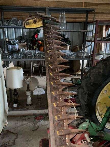 New Holland sickle bar mower model number 450 currently hooked to the back of the John Deere 620 will need unhooked, ***Come earlier in day to pick this item up .