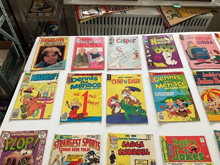 Comic books including: David Cassidy, Dennis the Menace, Dobie Gillis