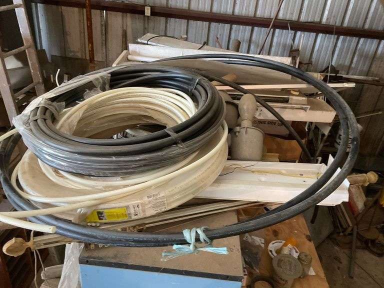 Hose, light fixtures, misc