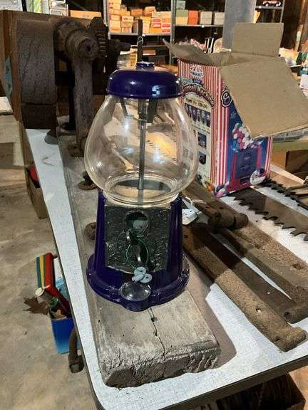 Gumball machine in box