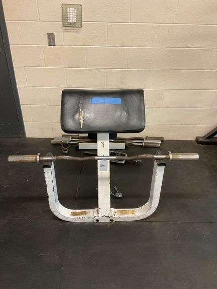 White weight bench