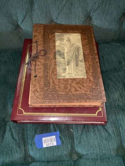 Two scrapbooks