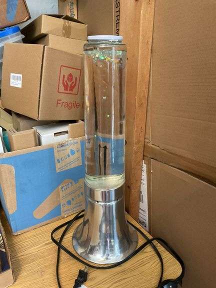 Glitter lava lamp