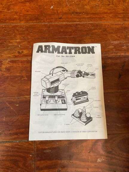 Radio Shack Armatron robot in box