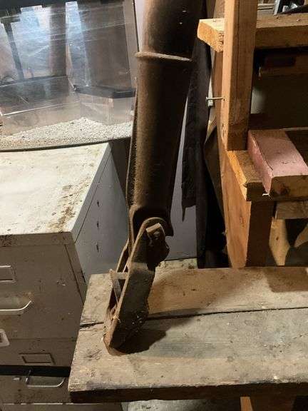 Vintage railroad car hand mover