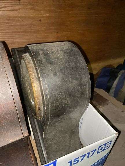 Three mantel clock cases