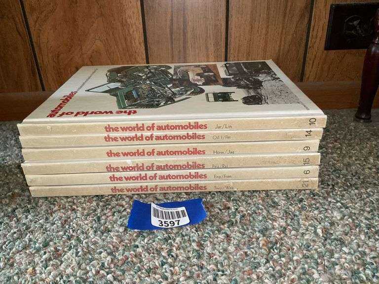 Books: The World of Automobiles, 6 vols