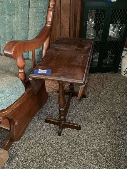 Drop leaf end stand 21x11x19.5