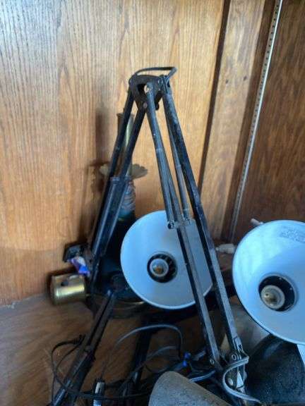 Adjustable lamps, frame, misc