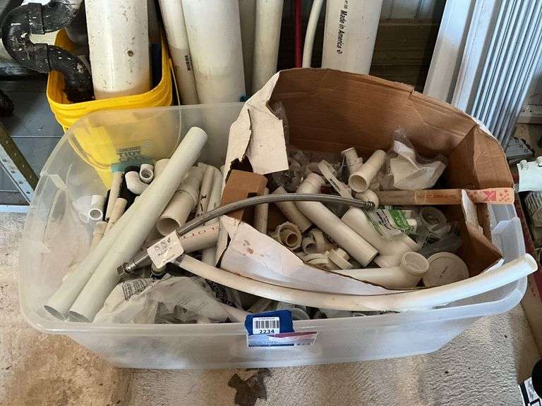 Plastic pipe, plumbing fittings
