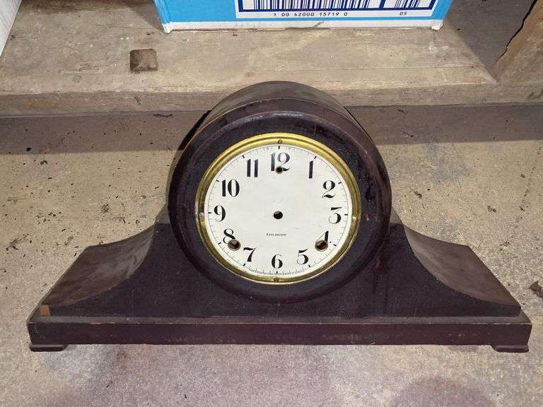 Three mantel clock cases