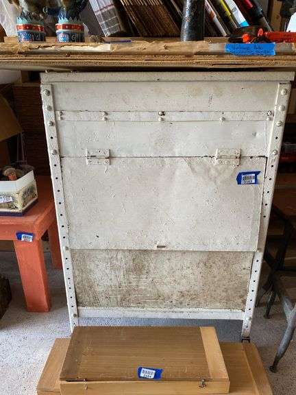 Handcrafted industrial cabinet