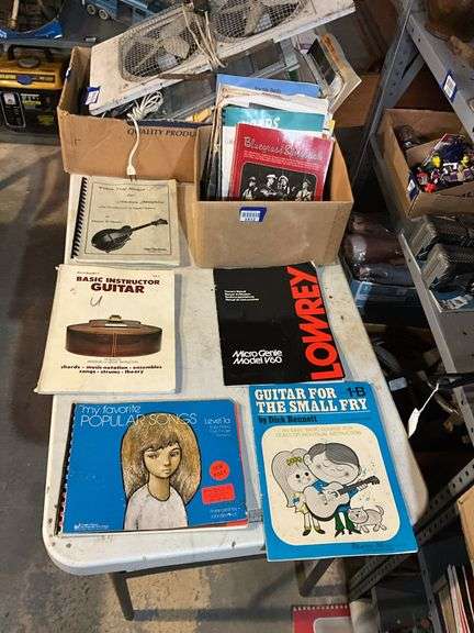 Sheet music and music books for: guitar, piano, organ, mandolin, banjo