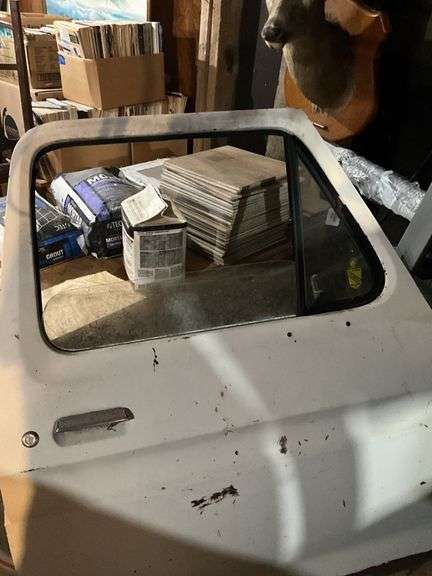 1970s Ford Bronco or truck door complete w/ glass