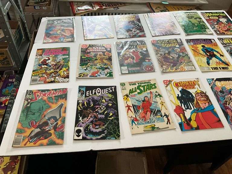 Comic books including: Green Lantern, Spider-Man, Flash