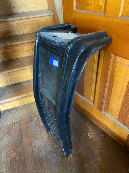 Pair metal car ramps