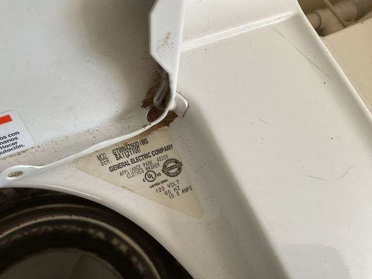GE HydroWave washing machine model: GTWN4250D1WS