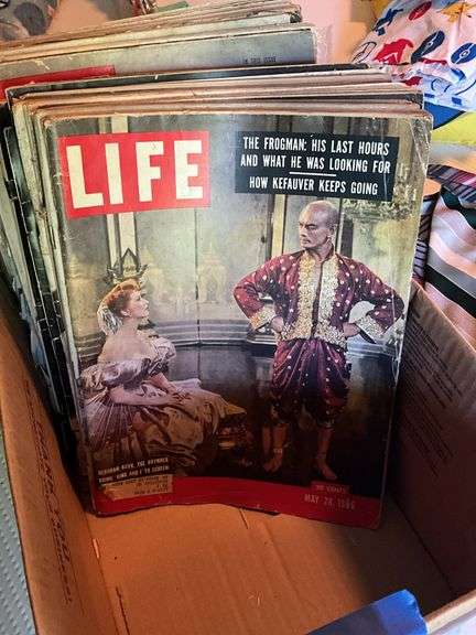 1940s-50s Life magazines