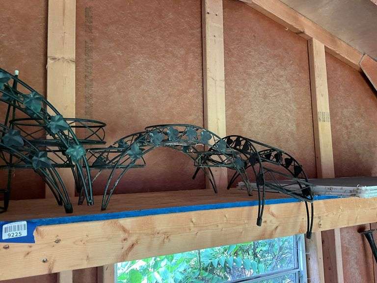Wire work plant stands