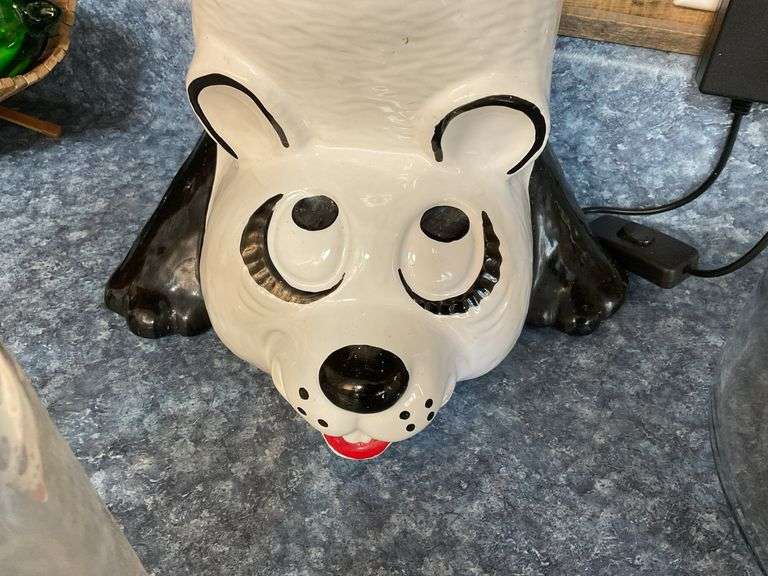 McCoy upside down panda bear cookie jar