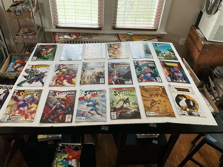 Comic books including: Superman, Super Girl