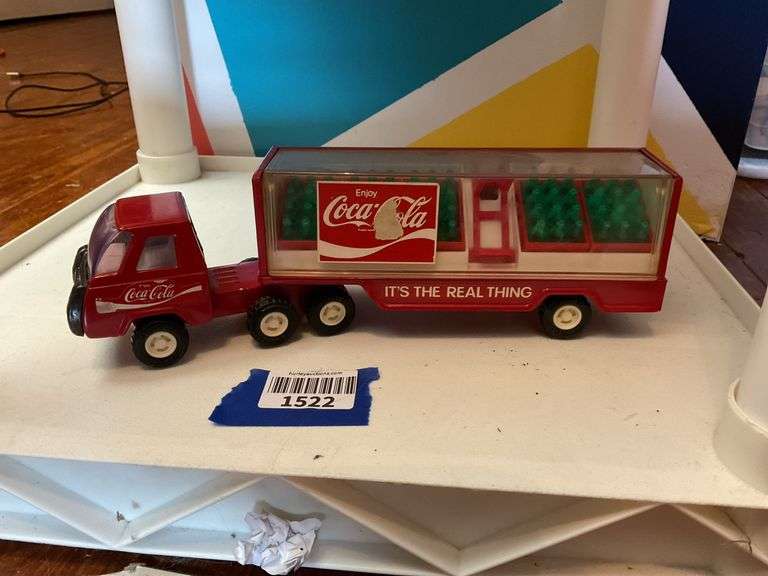 Vintage toy Coca-Cola delivery truck