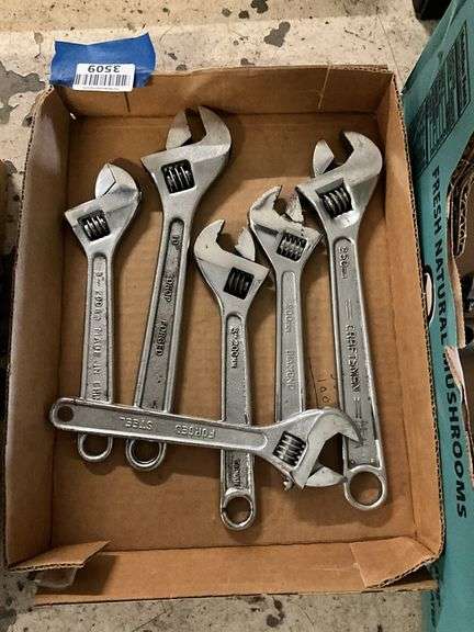 Adjustable Wrench lot