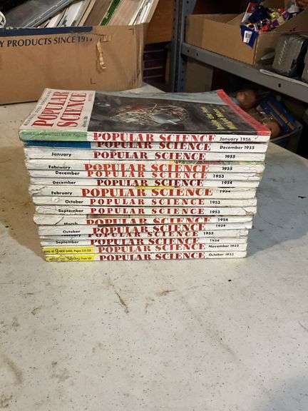 1950s Popular Science magazines