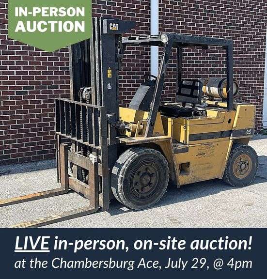LIVE On-Site AUCTION AT ACE in Chambersburg, PA