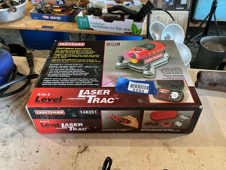 Craftsman 4-in-1 laser level in box