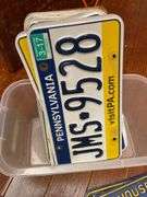 PA license plates including 1957