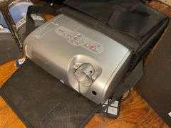 Eason Perfection V370 photo scanner, Epson digital projector, Sharp and Sansui monitors