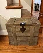 Wooden storage chest