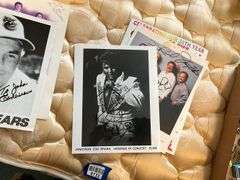 Signed entertainer photographs