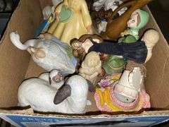 Bird, animal, and people figurines lot
