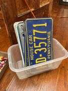 PA license plates including 1957