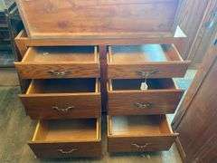Oak finish base and top cabinets 36x18x24, 43x24x34.5, (2) 60x12x42, 18x12x42, 14x12x42, 30x12x36, 23.5x23.5x42, 54x24x35 - no contents