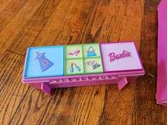 Vintage Barbie doll trunk w/ clothing contents