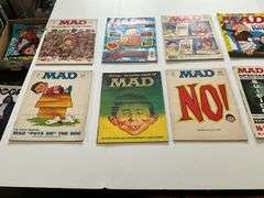 MAD magazines and comic books: Famous Monsters, Cracked