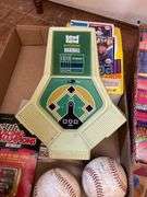 Head to Head electric baseball game, 1989 baseball cards, 1993 Archives basketball cards set, baseballs, misc collectibles