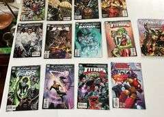 Comic books including: Superman, Batman, Titans
