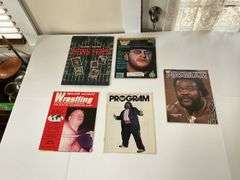 Wrestling programs and magazine, Classic Movie Monster stamp folder