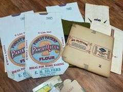 Advertising containers, labels, and bags