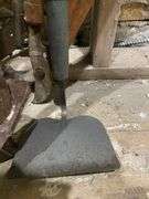 Tool lot including: mattock, hoe, loppers