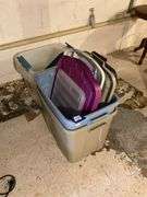 Plastic storage totes