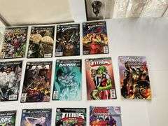 Comic books including: Superman, Batman, Titans
