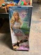 My Size Swan Lake Barbie in box, doll and box show damage