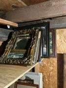Gilt frame and framed prints lot