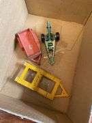 Vintage Tootsie toy vehicles and tank